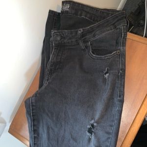 Black stretchy skinny jeans, LONG